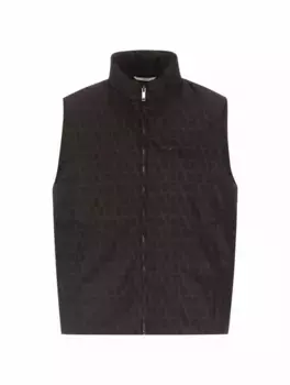 Жилет с монограммой Toile iconographe Valentino Garavani, черный