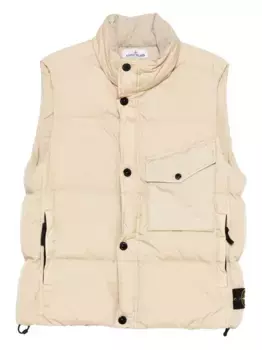 Жилет с нашивкой Compass Stone Island, нейтральный