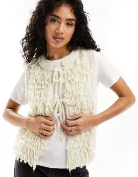 Жилет с петельчатой строчкой ASOS DESIGN
