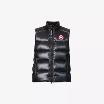 Жилет с подкладкой из переработанного нейлона на пуху Cypress Canada Goose, черный