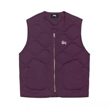 Жилет с подкладкой из переработанного нейлона Stussy Сливовый