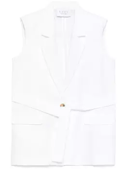 Жилет с поясом kaos, белый