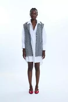 Жилет с потертыми краями James Lakeland, черный