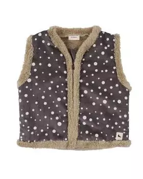 Жилет с рассеянными точками Turtledove London, черный