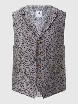 Жилет с узором по всей поверхности, модель «Orazio» ATELIER TORINO, оранжевый