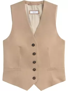 Жилет с V-образным вырезом Peserico, нейтральный
