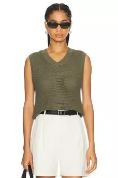 Жилет с v-образным вырезом Wao, зеленый