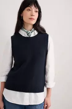 Жилет с видом на восток Seasalt Cornwall, синий