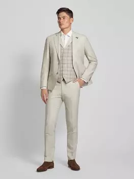 Жилет с воротником-лацкан ATELIER TORINO, бежевый