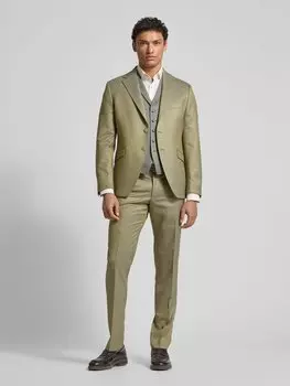 Жилет с воротником-лацкан Wilvorst, зеленый