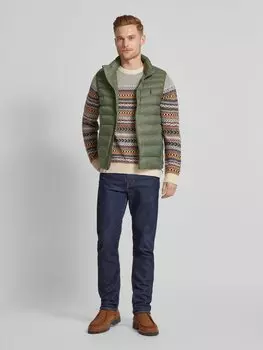 Жилет с воротником-стойкой модель «TERRA» Polo Ralph Lauren, оливковый