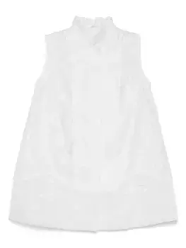 Жилет с воротником-стойкой SHIATZY CHEN, белый