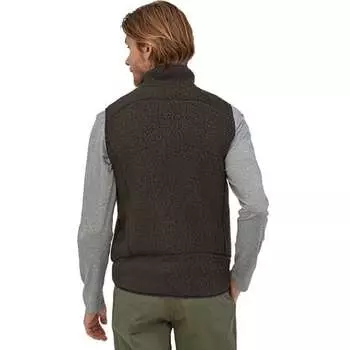 Жилет с ворсом в стиле ретро – мужской Patagonia, черный