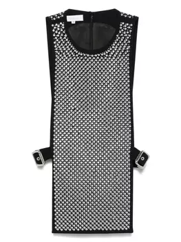 Жилет с заклепками Rabanne, черный