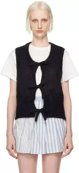 Жилет с завязками GANNI