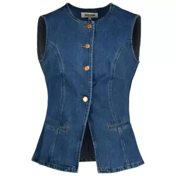 Жилет Salsa Jeans 21010388 Straight Fit, синий