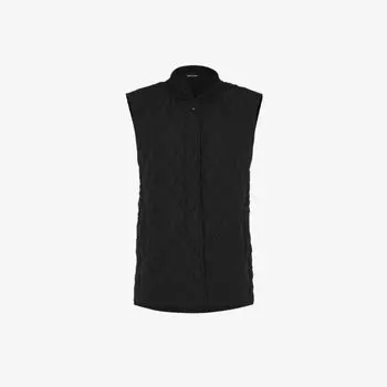 Жилет Sandra из переработанного полиэстера с ромбовидной стежкой Whistles, черный