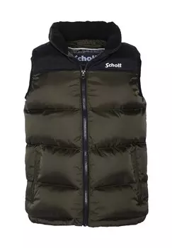 Жилет SANS MANCHES Schott, зеленый