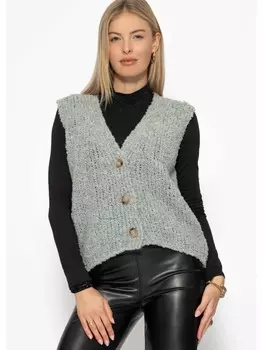 Жилет SASSYCLASSY, серый