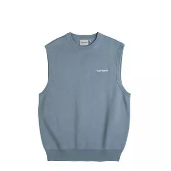 Жилет Script Vest Sweater Carhartt Wip, белый