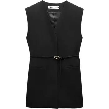 Жилет серии ZW женский черный Zara