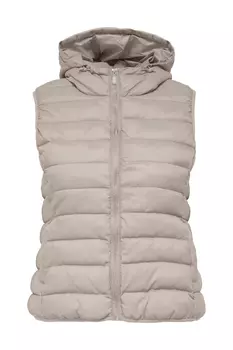 Жилет - Серый - Базовый Only Carmakoma