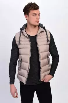 Жилет - Серый - Пуховик DYNAMO, серый