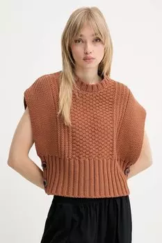 Жилет Sessun, коричневый