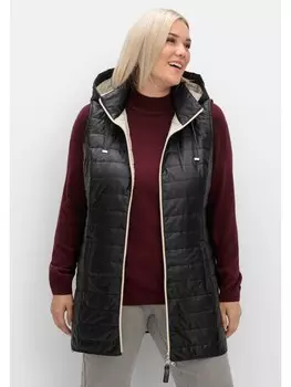 Жилет sheego Longweste, черный