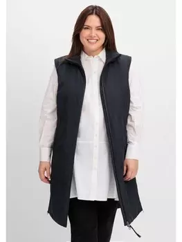 Жилет sheego Longweste, цвет tiefblau