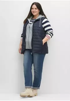 Жилет Sheego, темно-синий