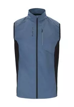 Жилет Shell X1 Elite с высококачественным беговым снаряжением (ветровая и водонепроницаемая) ELITE LAB, цвет Slate Blue