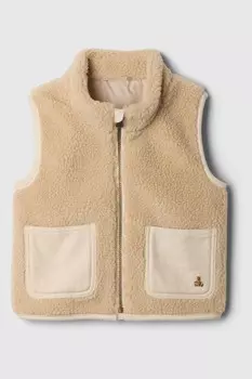 Жилет шерпа (6 мес 5 лет) Gap, бежевый