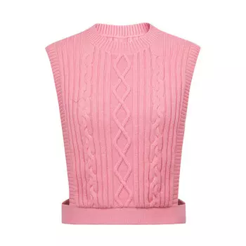 Жилет шерстяной Deep Breath в стиле ретро, зеленый