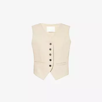 Жилет Sierra из хлопка с V-образным вырезом Citizens Of Humanity, желтый