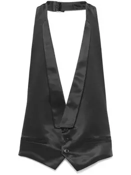 Жилет-смокинг Vaquera, черный