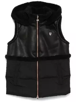 Жилет со вставками Ea7 Emporio Armani, черный