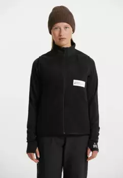 Жилет SOS softshell "Laax" с дышащими свойствами, черный