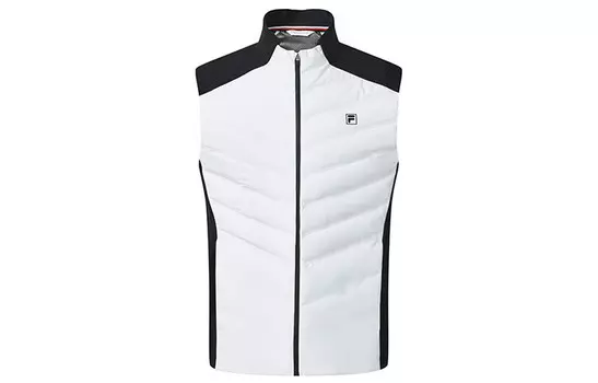 Жилет спортивный мужской белый Fila, цвет Jade White