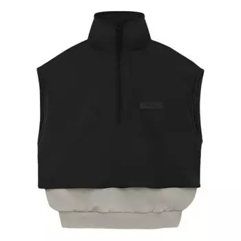 Жилет ss24 nylon fleece mockneck vest 'seal jet black' Fear Of God Essentials, мультиколор