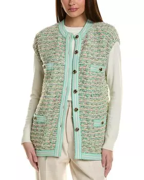 Жилет St. John Tweed, синий