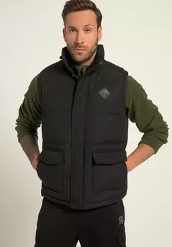 Жилет STAND-UP COLLAR TEDDY JP1880, черный