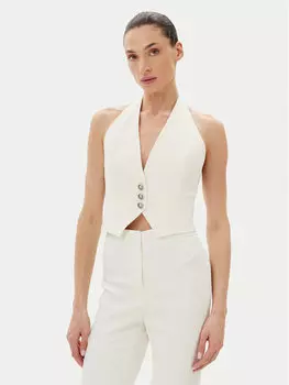 Жилет стандартного кроя 104931 A213 Pinko, белый