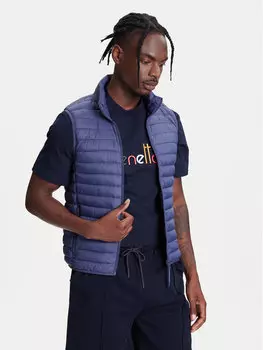 Жилет стандартного кроя 2TWDUJ00P United Colors Of Benetton, синий