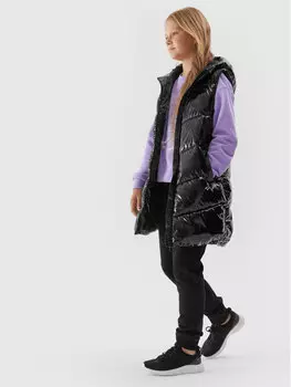 Жилет стандартного кроя 4F, черный