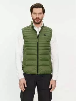 Жилет стандартного кроя Aeronautica Militare, зеленый