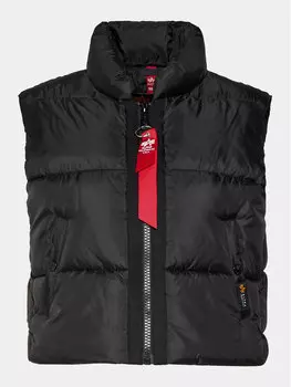 Жилет стандартного кроя Alpha Industries, черный
