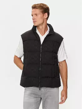 Жилет стандартного кроя Armani Exchange, черный