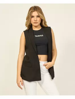 Жилет стандартного кроя Armani Exchange, черный