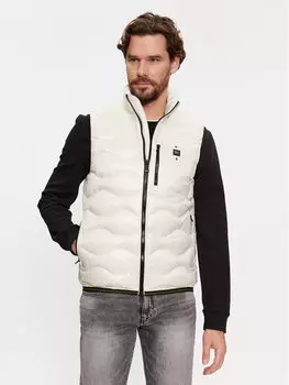 Жилет стандартного кроя Blauer, экрю